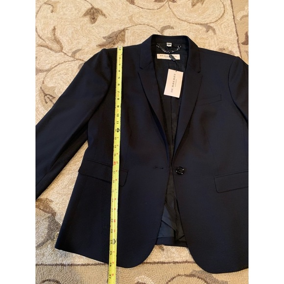 NWT BURBERRY Tailored Crepe Jersey Jacket - Picture 3 of 5